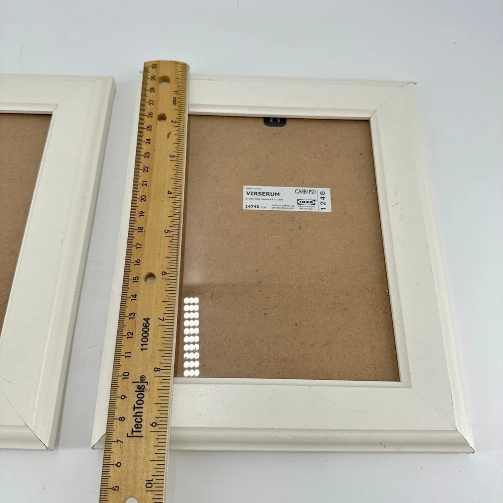 IKEA Virserum White Picture Frames Set of 2 for 5x7 Photos 14743